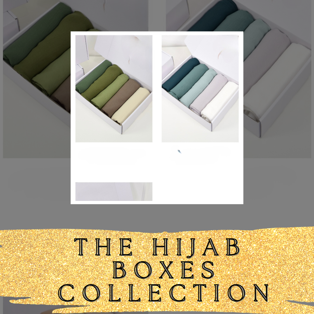 The Crescent Boxes Filled With Luxury Color Conscious Hijabs - Modestly Vogue 