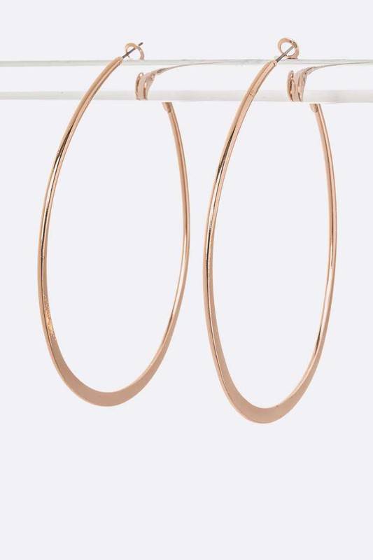 Classic Teardrop Large Hoops – and Timeless Hoops a Bold, Fashion-Forward Look - Modestly Vogue 