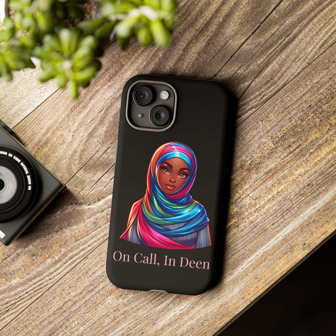 Colorful Hijab Phone Case - 'On Call, In Deen' - Modestly Vogue 