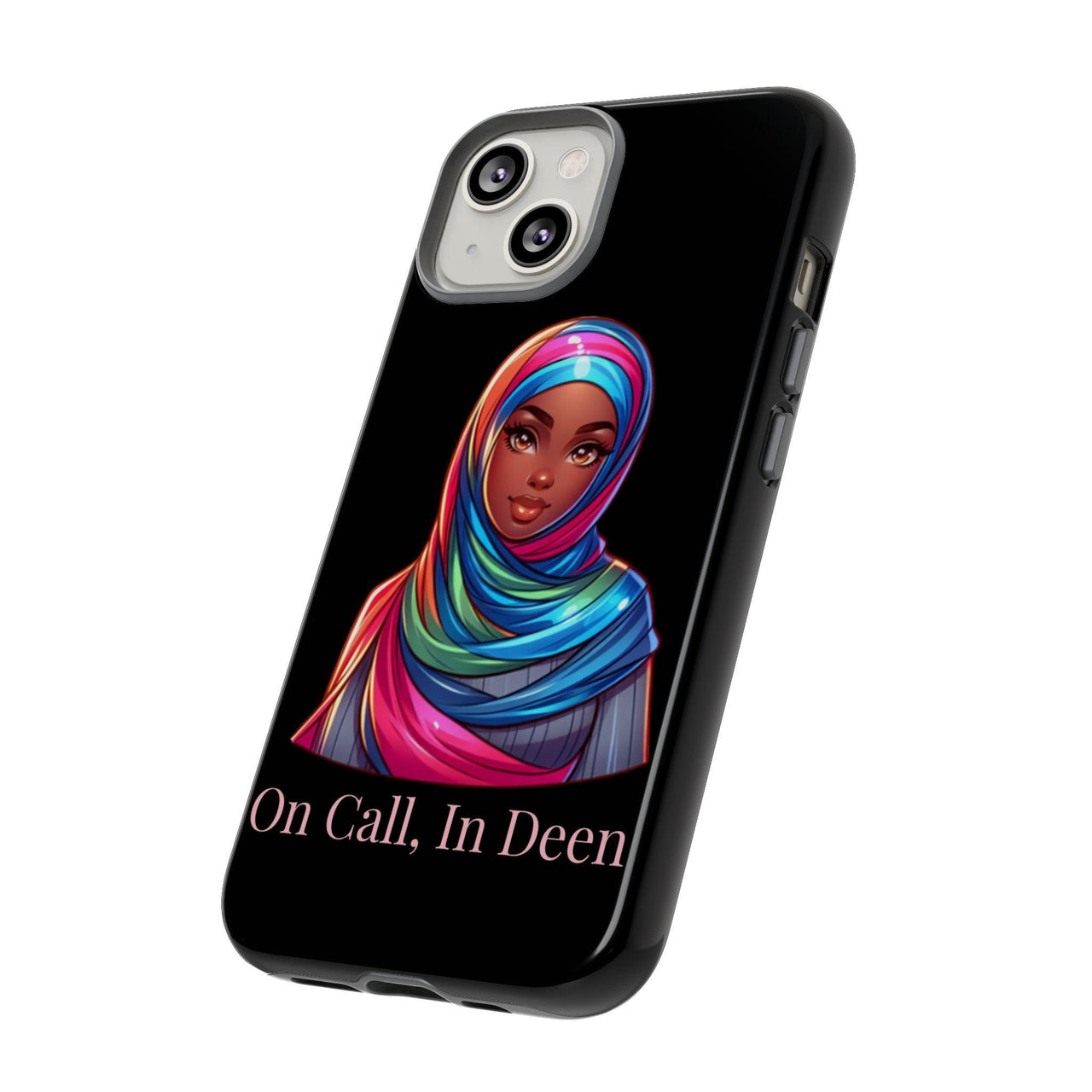 Colorful Hijab Phone Case - 'On Call, In Deen' - Modestly Vogue 