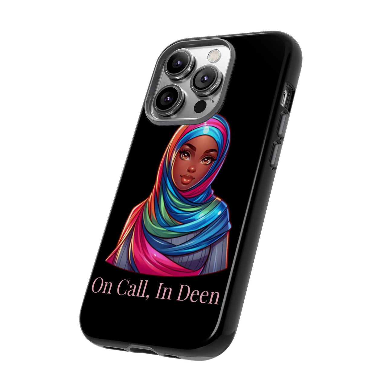 Colorful Hijab Phone Case - 'On Call, In Deen' - Modestly Vogue 