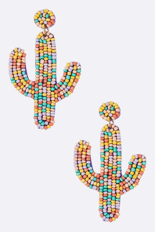 Boho Chic Beaded Cactus Iconic – Fun and Statement a Bold Look - Modestly Vogue 