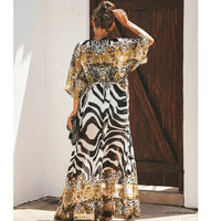 Leopard Print Kimono – Bold & Boho Chic Statement Cover-Up - Modestly Vogue 