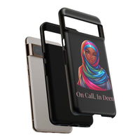 Colorful Hijab Phone Case - 'On Call, In Deen' - Modestly Vogue 