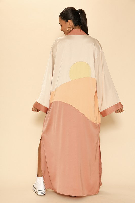 Sunset Kimono – Vibrant & Stylish Cover-Up for Every Occasion - Modestly Vogue 