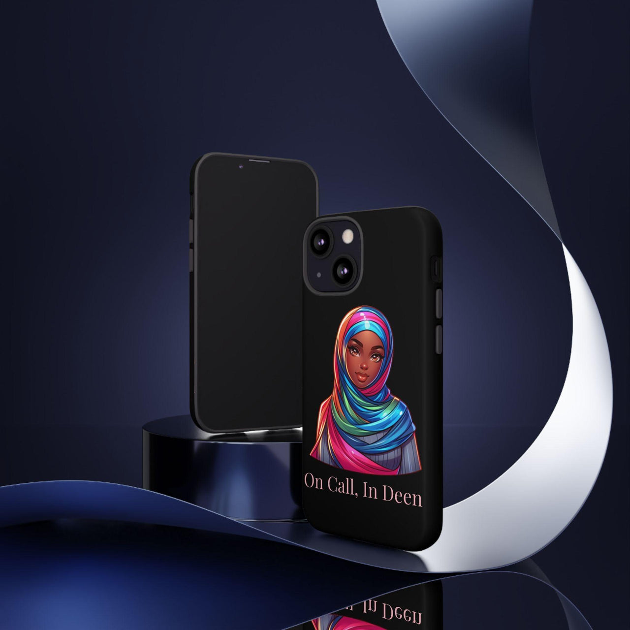 Colorful Hijab Phone Case - 'On Call, In Deen' - Modestly Vogue 