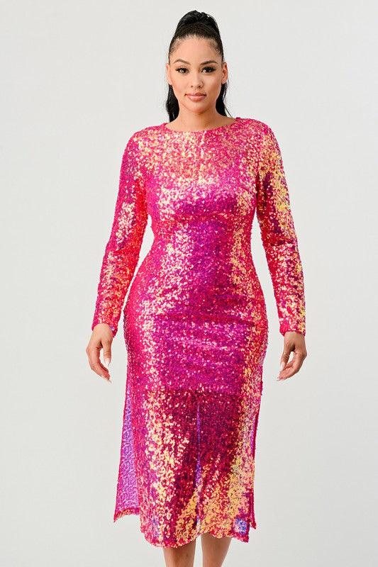 Stylish Dresses for Women – Trendy & Timeless Styles for Every Occasion | Modestly Vogue Luxury Couture Collection – Elegant Formal & Evening Gowns for Special Occasions | Modestly Vogue SEQUIN GLAMOUR MAXII DRESS - Modestly Vogue 