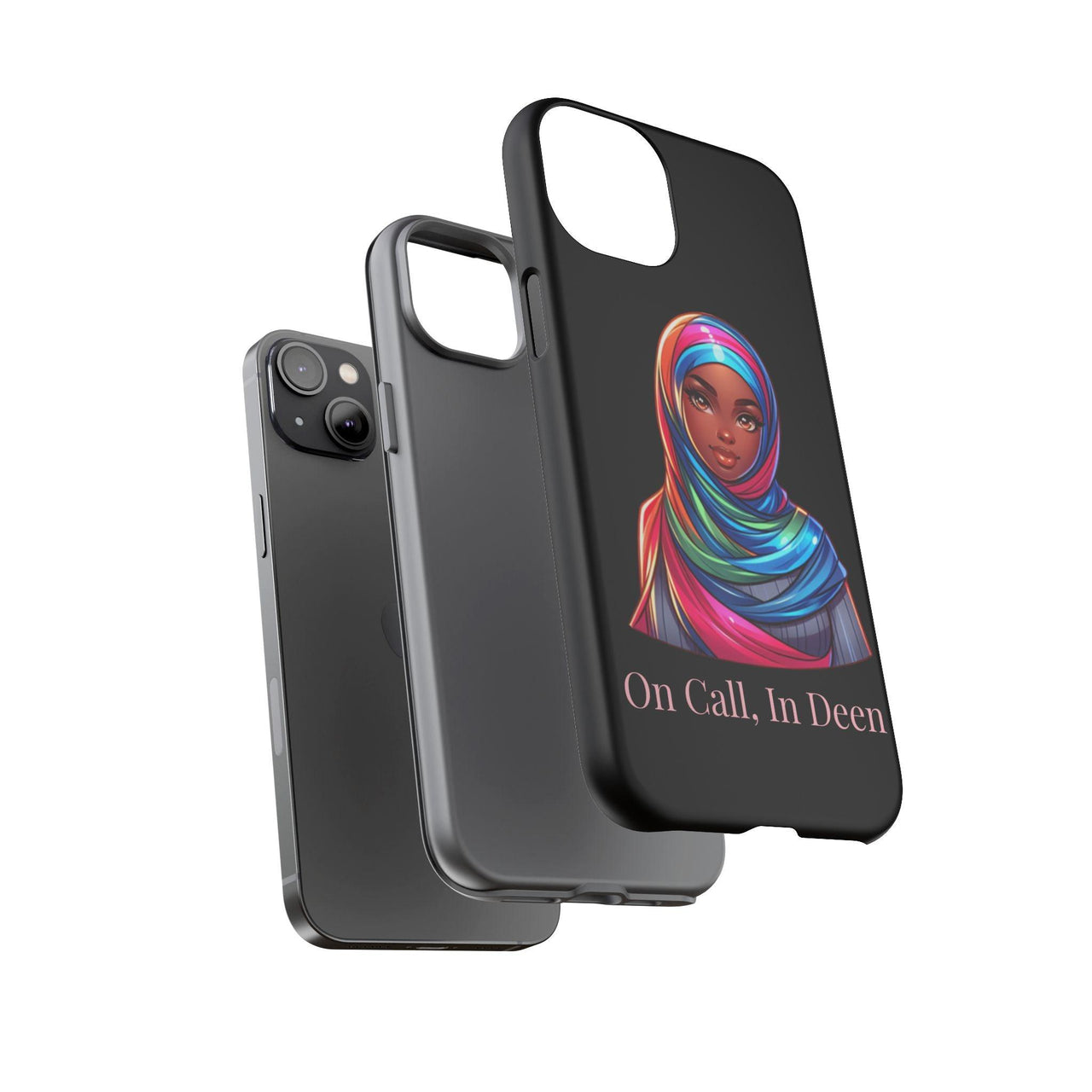 Colorful Hijab Phone Case - 'On Call, In Deen' - Modestly Vogue 