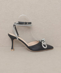 Oasis Society Chelsea - Bow Front Kitten Heel - Modestly Vogue 