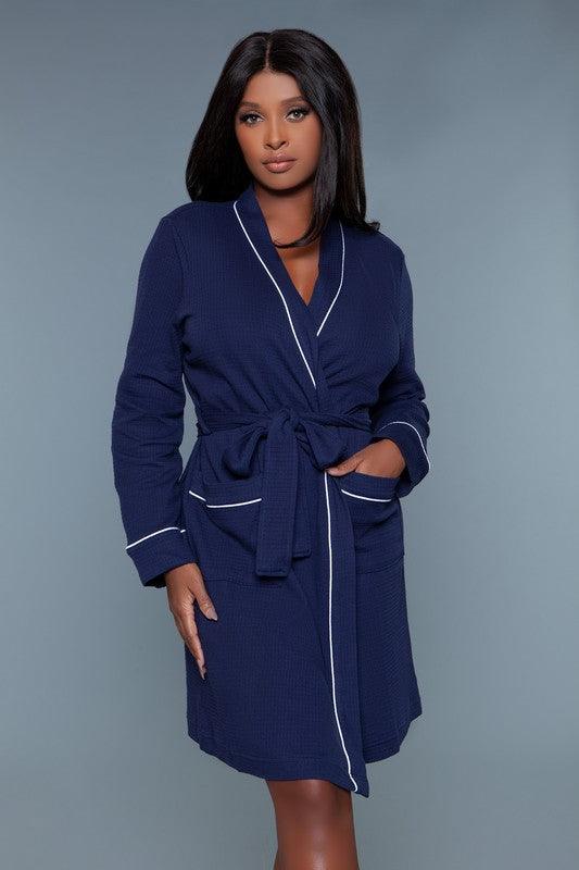 Flattering Curvy Fit | Stylish & Comfortable Plus-Size Clothing | Modestly Vogue Waffle Robe Queen - Modestly Vogue 