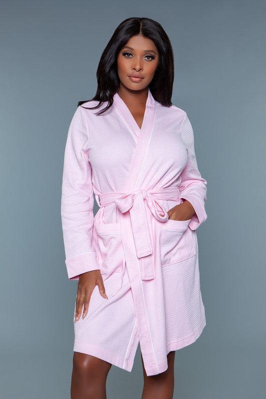 Flattering Curvy Fit | Stylish & Comfortable Plus-Size Clothing | Modestly Vogue Waffle Robe Queen - Modestly Vogue 