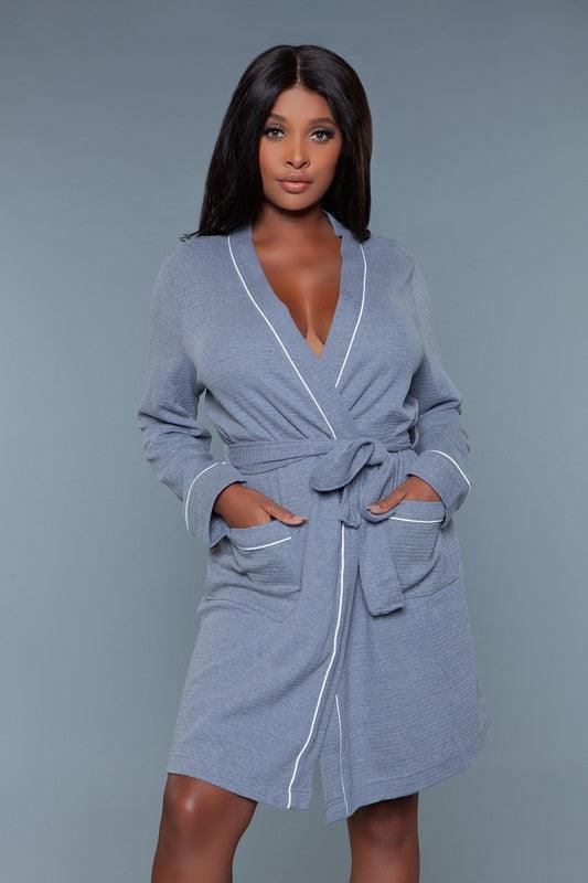 Flattering Curvy Fit | Stylish & Comfortable Plus-Size Clothing | Modestly Vogue Waffle Robe Queen - Modestly Vogue 