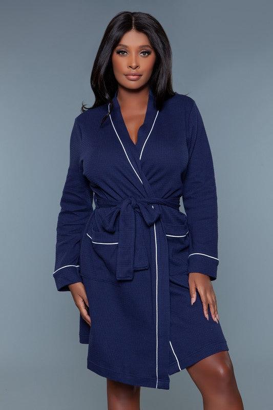 Flattering Curvy Fit | Stylish & Comfortable Plus-Size Clothing | Modestly Vogue Waffle Robe Queen - Modestly Vogue 