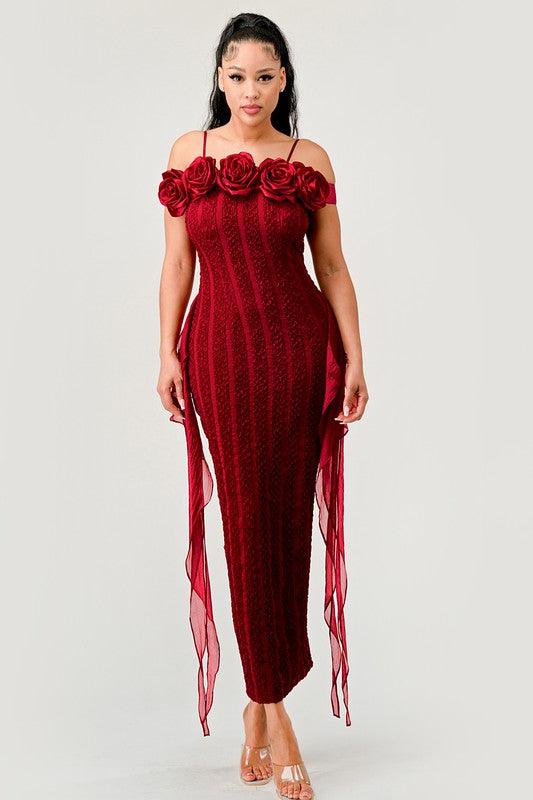 Stylish Dresses for Women – Trendy & Timeless Styles for Every Occasion | Modestly Vogue Luxury Couture Collection – Elegant Formal & Evening Gowns for Special Occasions | Modestly Vogue Enchanting Rose Off-Shoulder Dress - Modestly Vogue 