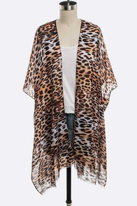 Leopard Printed Kimono Cardigan – Bold & Chic Animal Print Layer - Modestly Vogue 