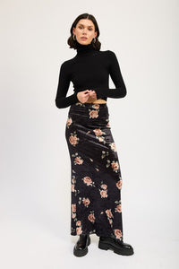 HIGH WAIST MAXI PENCIL SKIRT - Modestly Vogue 