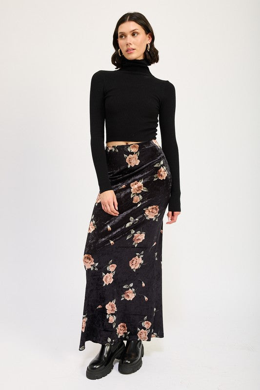 HIGH WAIST MAXI PENCIL SKIRT - Modestly Vogue 