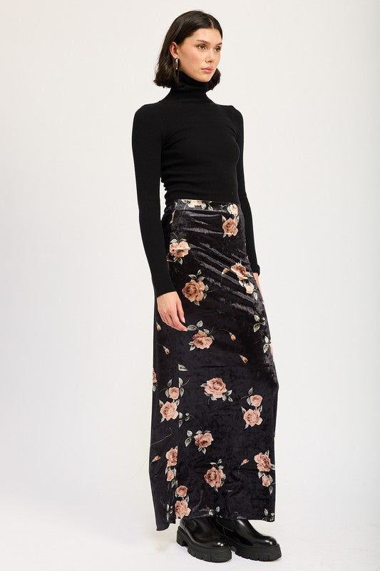 HIGH WAIST MAXI PENCIL SKIRT - Modestly Vogue 