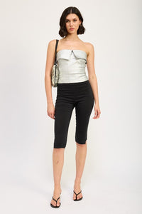 FOLD OVER CORSET TOP - Modestly Vogue 