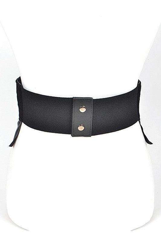 Soft Corset Lace Ruffle Belt – Fashionable Waist Accessory - Modestly Vogue 