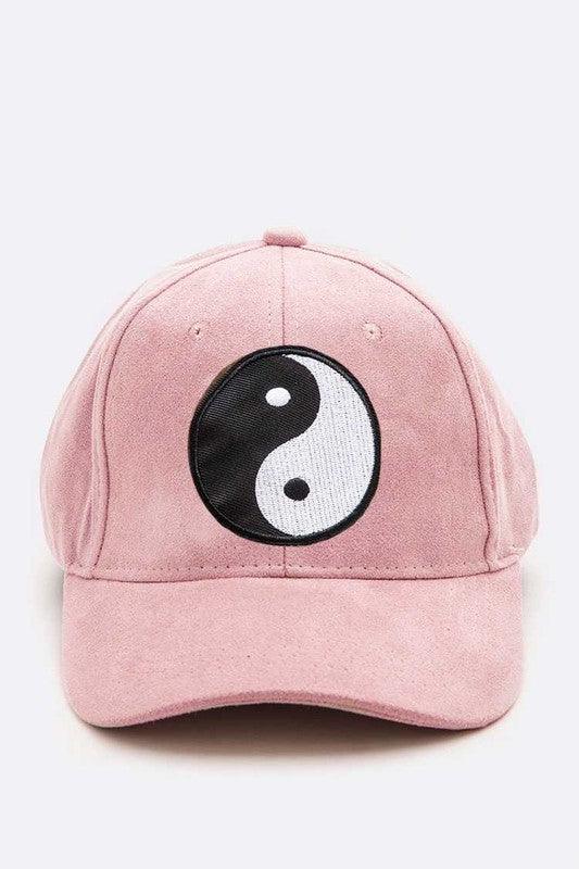 Stylish Beanie & Fedora & Baseball Cap Hats – Warm, Trendy Hats for Every Season | Modestly Vogue Yin Yang Patch Faux Suede Cap - Modestly Vogue 