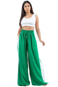 WOMEN FASHION CASUAL WIDE LEG PANTS - Modestly Vogue 