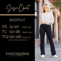 The Maeve Maroon Bootcut Leggings Round 2 - Modestly Vogue 