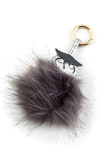 Stylish Clothing Accessories for Every Look – Trendy & Chic Accessories for Women | Modestly Vogue Leather Owl Fur Pom Key Charm - Modestly Vogue 