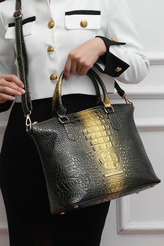 New Arrivals – Fresh, Trendy Fashion for Women | Modestly Vogue Versatile Handbag | Stylish & Functional MKF Liora Croc-Embossed Tote Bag by Mia K - Modestly Vogue 