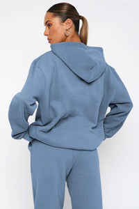 2pc Hoodie Sweat Set With Pockets - Modestly Vogue 