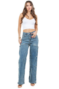 WOMEN FASHION STYLE DENIM PANTS - Modestly Vogue 