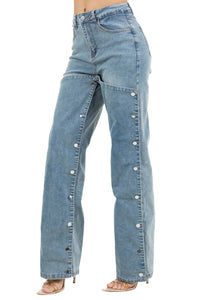 WOMEN FASHION STYLE DENIM PANTS - Modestly Vogue 