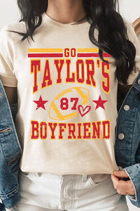 Go Taylor’s Boyfriend Graphic Tee – Trendy and Fun Tee for Taylor Swift Fans - Modestly Vogue 