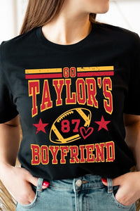 Go Taylor’s Boyfriend Graphic Tee – Trendy and Fun Tee for Taylor Swift Fans - Modestly Vogue 