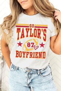 Go Taylor’s Boyfriend Graphic Tee – Trendy and Fun Tee for Taylor Swift Fans - Modestly Vogue 