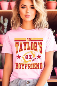 Go Taylor’s Boyfriend Graphic Tee – Trendy and Fun Tee for Taylor Swift Fans - Modestly Vogue 