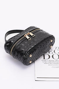 Braided Metallic Top Handle Vanity Swing Bag | Elegant Women’s Handbag - Modestly Vogue 