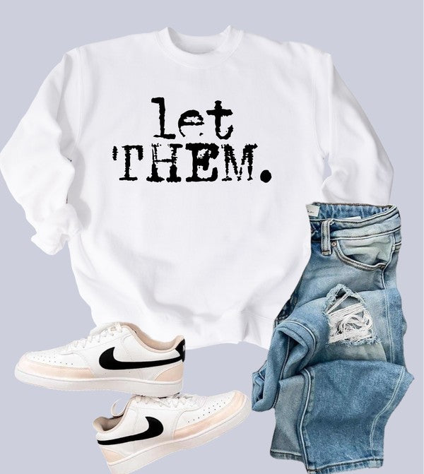 Let Them Words Sweatshirt - Modestly Vogue 