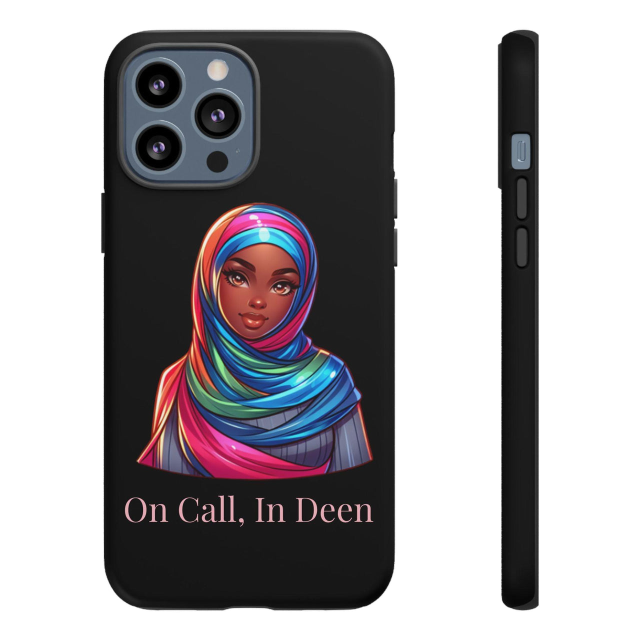 Colorful Hijab Phone Case - 'On Call, In Deen' - Modestly Vogue 