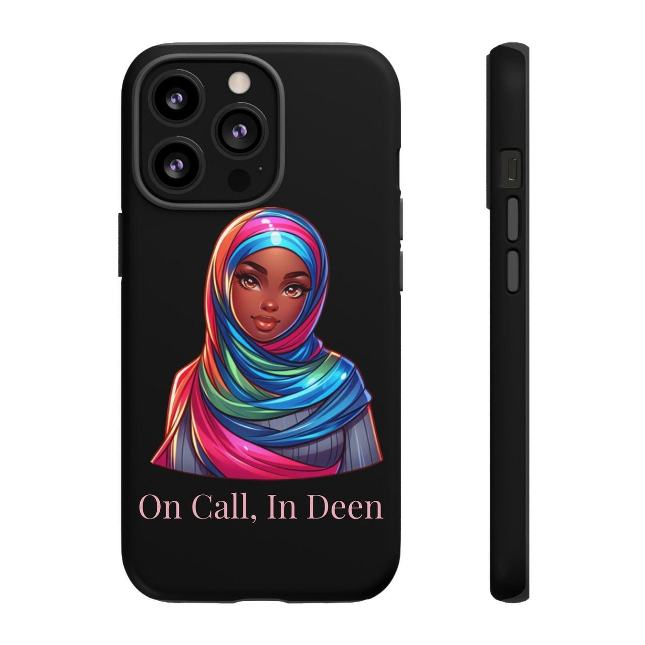 Colorful Hijab Phone Case - 'On Call, In Deen' - Modestly Vogue 