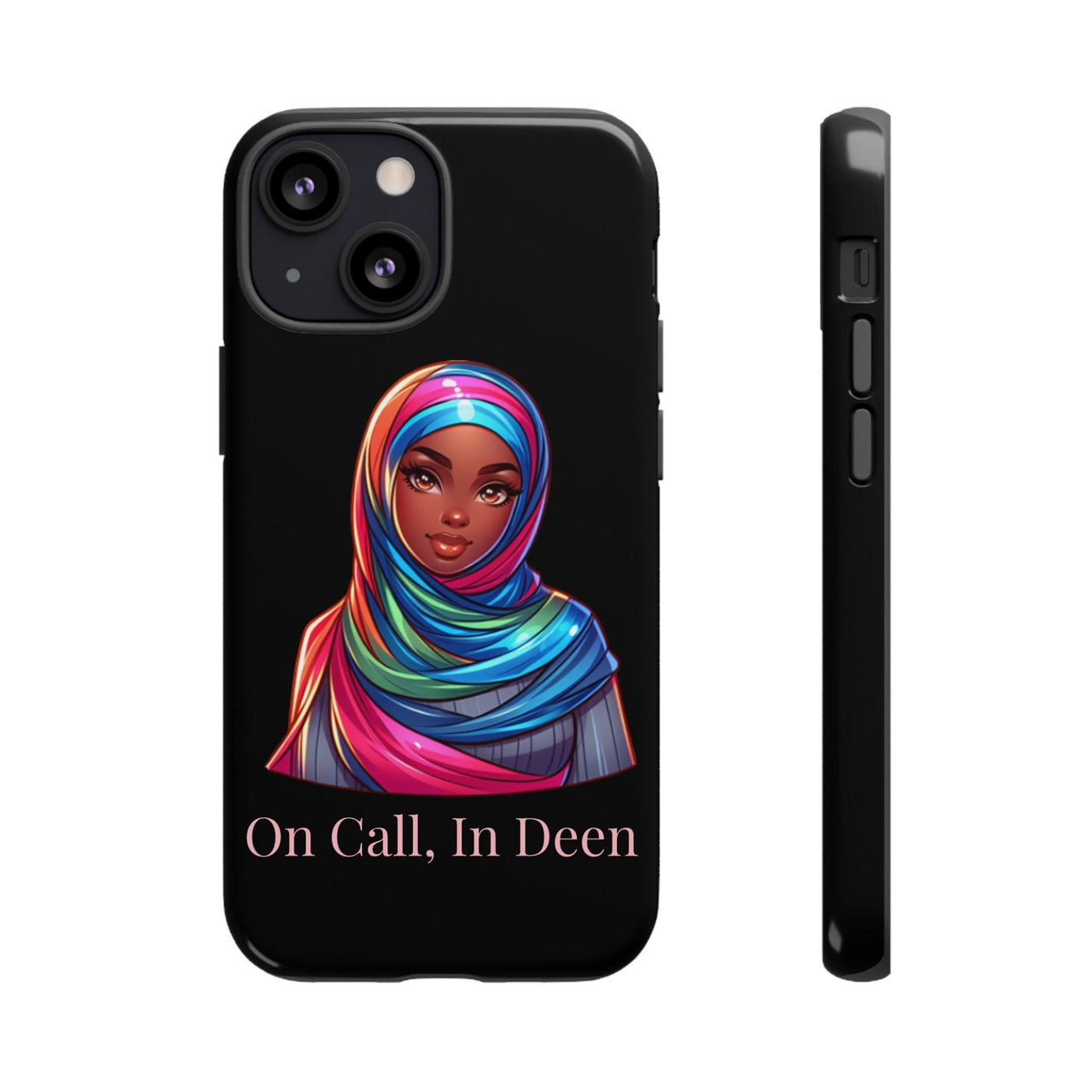 Colorful Hijab Phone Case - 'On Call, In Deen' - Modestly Vogue 