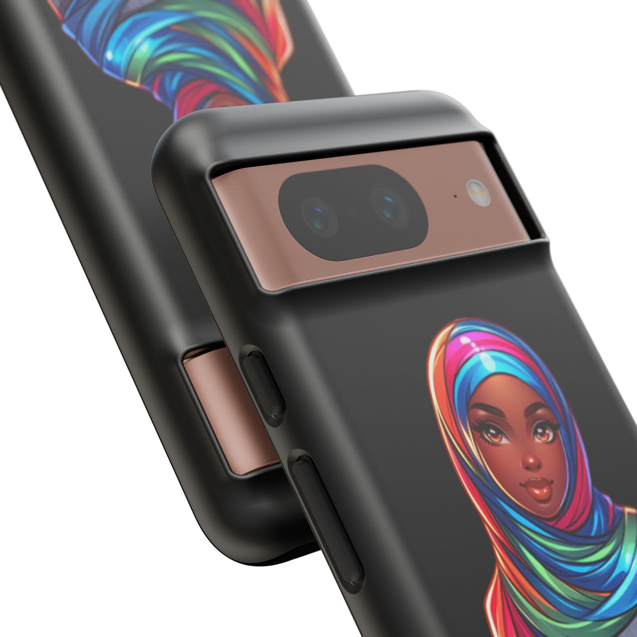 Colorful Hijab Phone Case - 'On Call, In Deen' - Modestly Vogue 