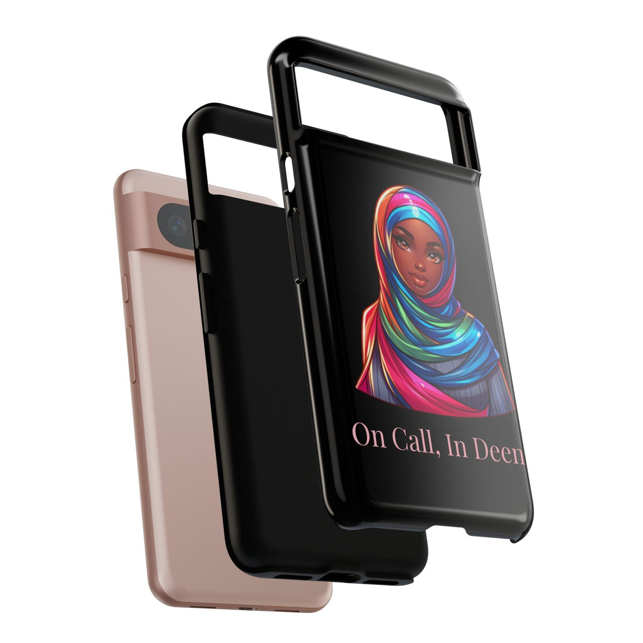 Colorful Hijab Phone Case - 'On Call, In Deen' - Modestly Vogue 