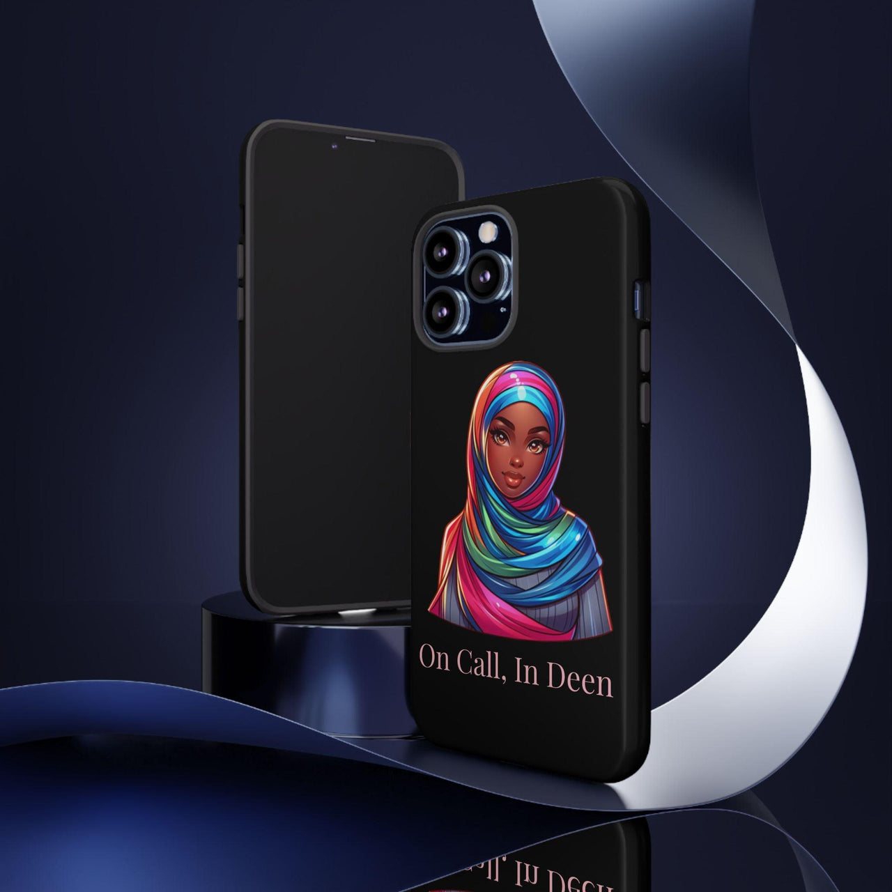 Colorful Hijab Phone Case - 'On Call, In Deen' - Modestly Vogue 