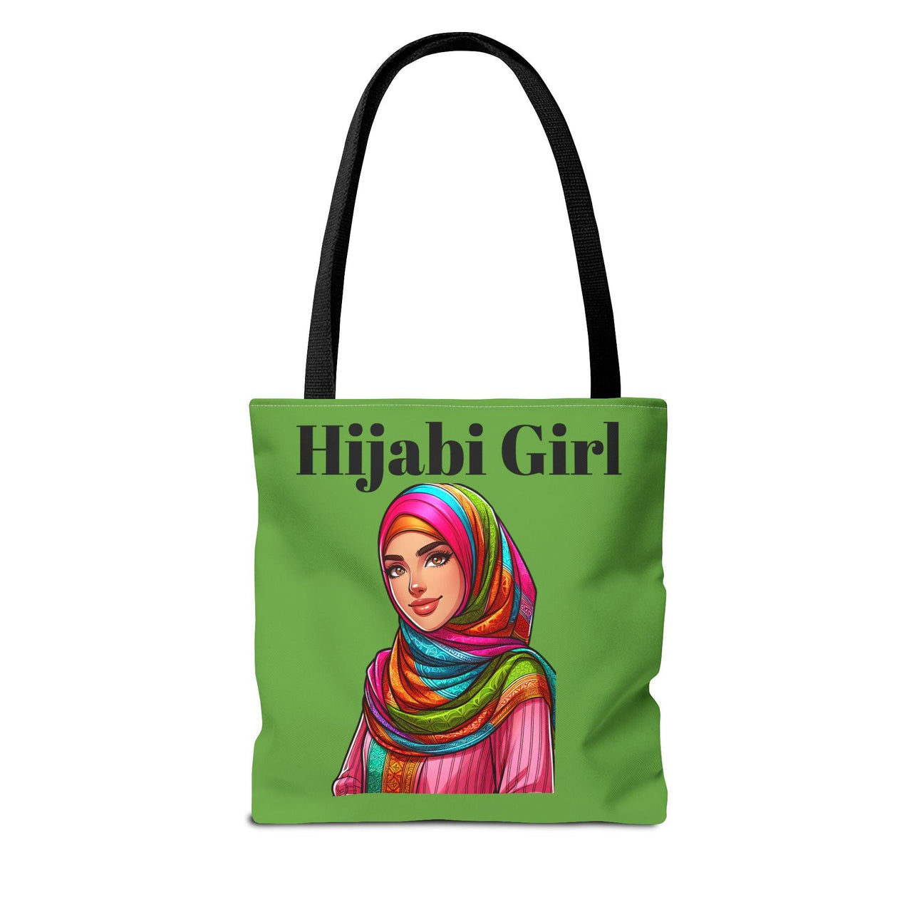 Colorful Hijabi Girl Tote Bag - Stylish and Functional for Every Occasion - Modestly Vogue 