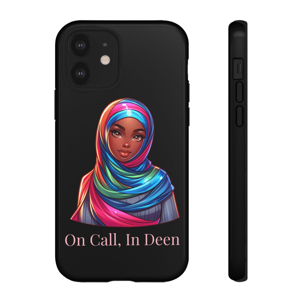 Colorful Hijab Phone Case - 'On Call, In Deen' - Modestly Vogue 