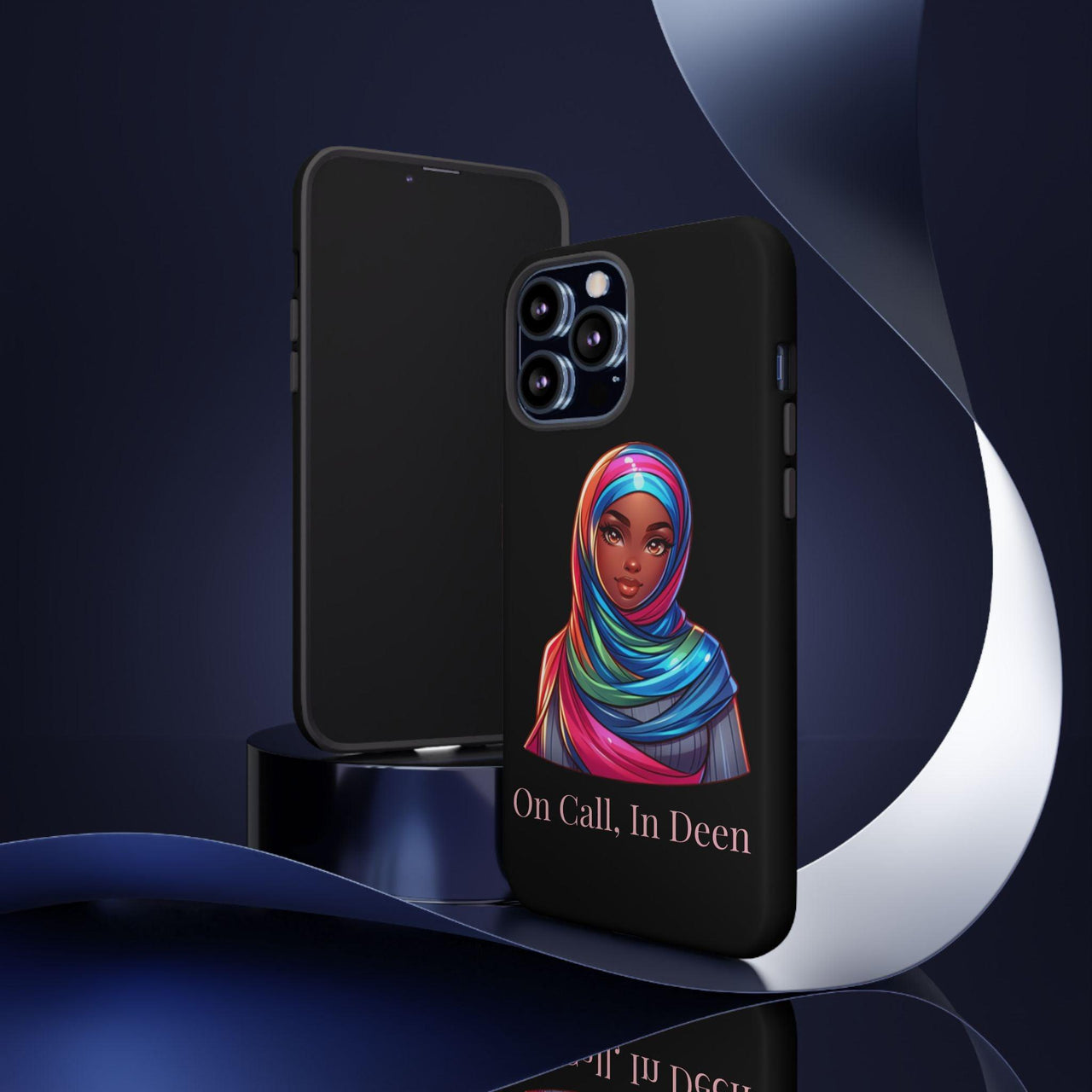 Colorful Hijab Phone Case - 'On Call, In Deen' - Modestly Vogue 