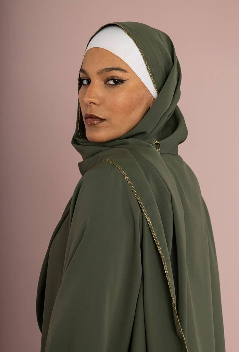 Medina silk abaya for women - Modestly Vogue 