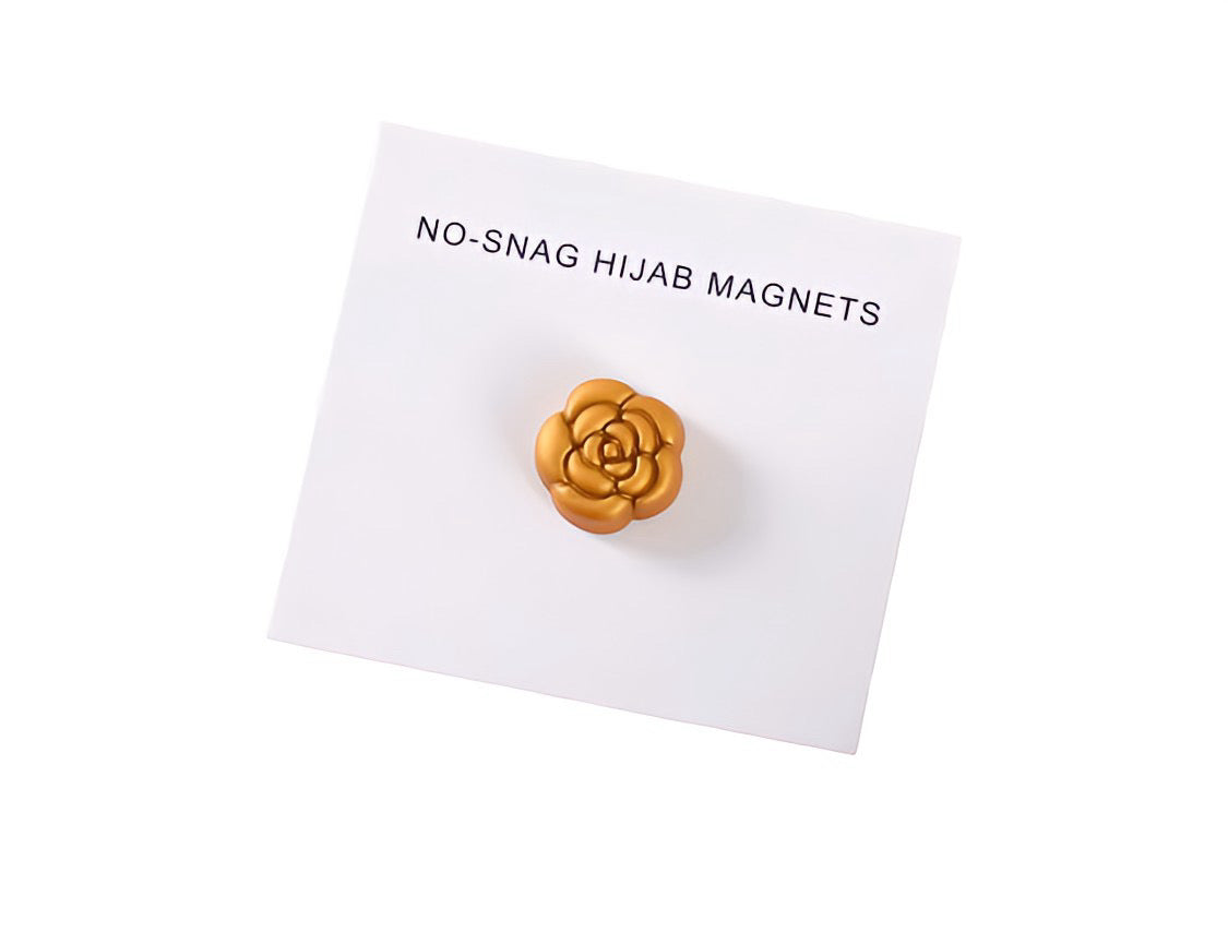 Multipurpose Set Flower Shape Hijab Magnets – Elegant & Functional Hair Accessories - Modestly Vogue 