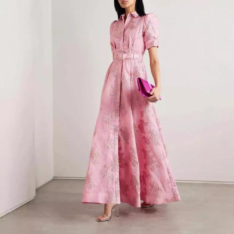 Dresses Women – Timeless Styles Every Occasion | Modestly Vogue European French Elegant Dress Summer Retro Graceful Fashionable Slim Fit Maxi Dress - Modestly Vogue 